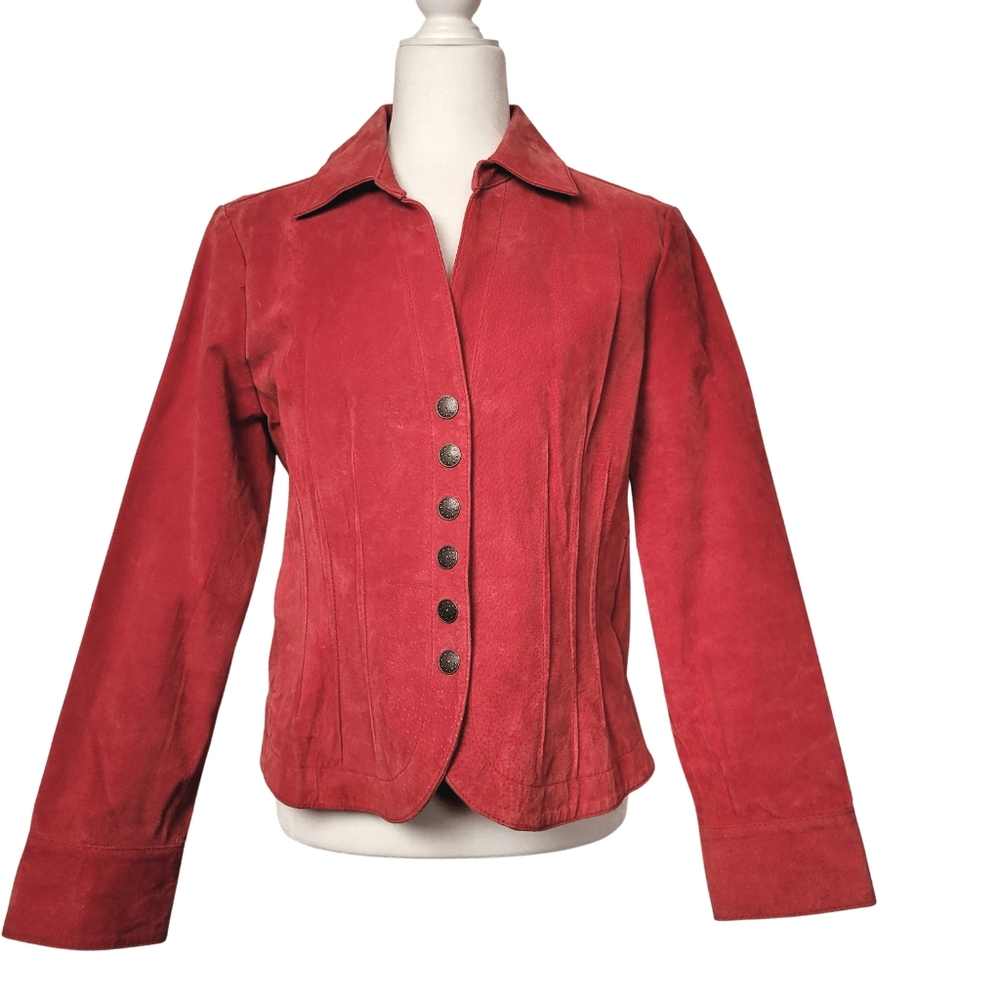 Stein Mart Suede Leather Jacket - Size Medium